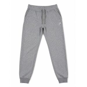 Gymshark Rest Day Essentials Joggers Mens Small Grey Marl Slim Fit Sweatpants S